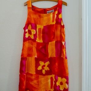 Jessica Howard Dress Size 16 Orange & Purple